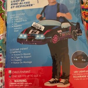 Light-Up Ride-Along GT-Scorcher Costume for Kids new